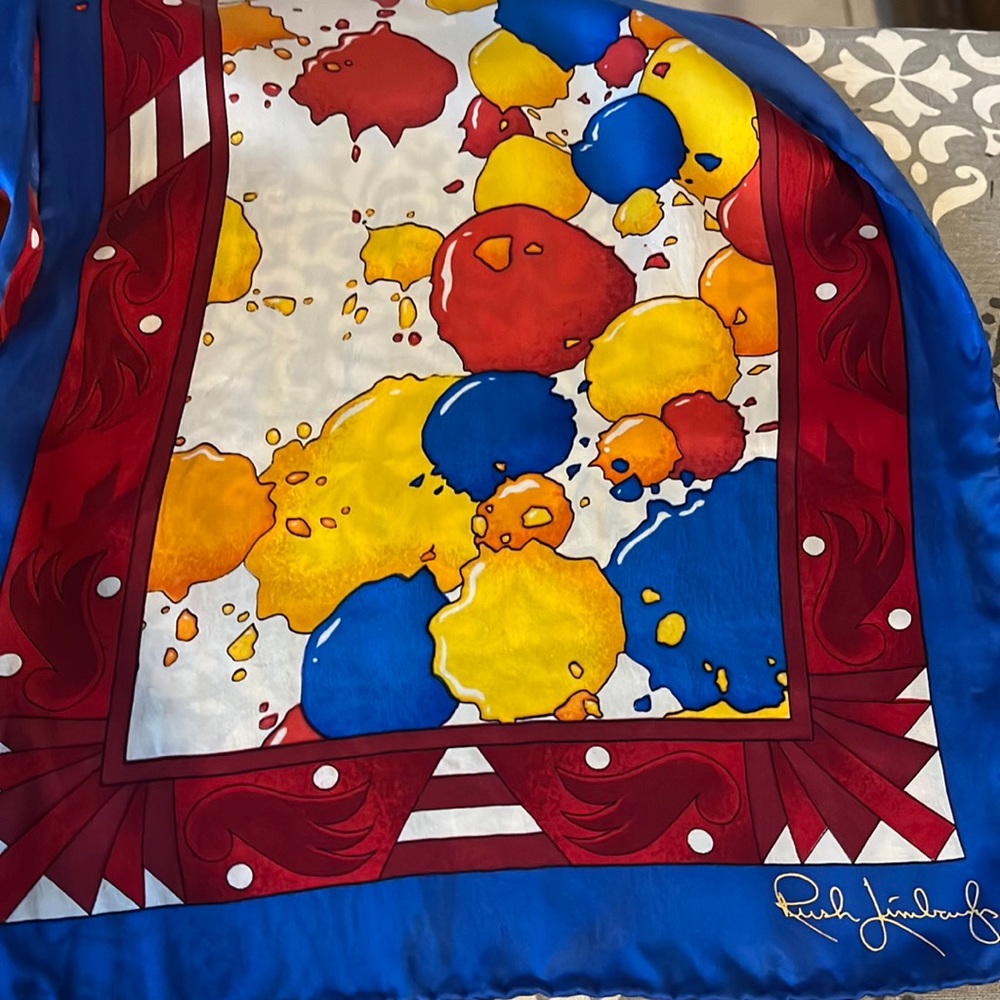 Rush Limbaugh silk scarf;vintage